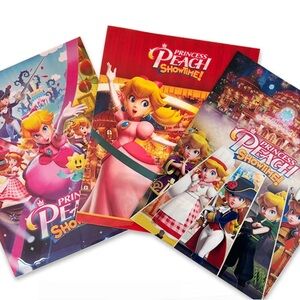 Princess Peach Showtime Pocket Fold Set of 3 Packaged